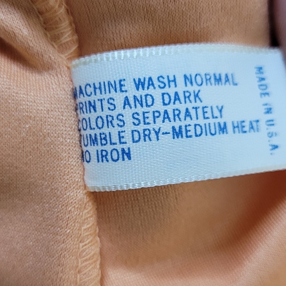 Vintage Vanity Fair Shevelva Lounge Robe Orange Ice Zip Front NWT Size 10 Dacron - Picture 7 of 9